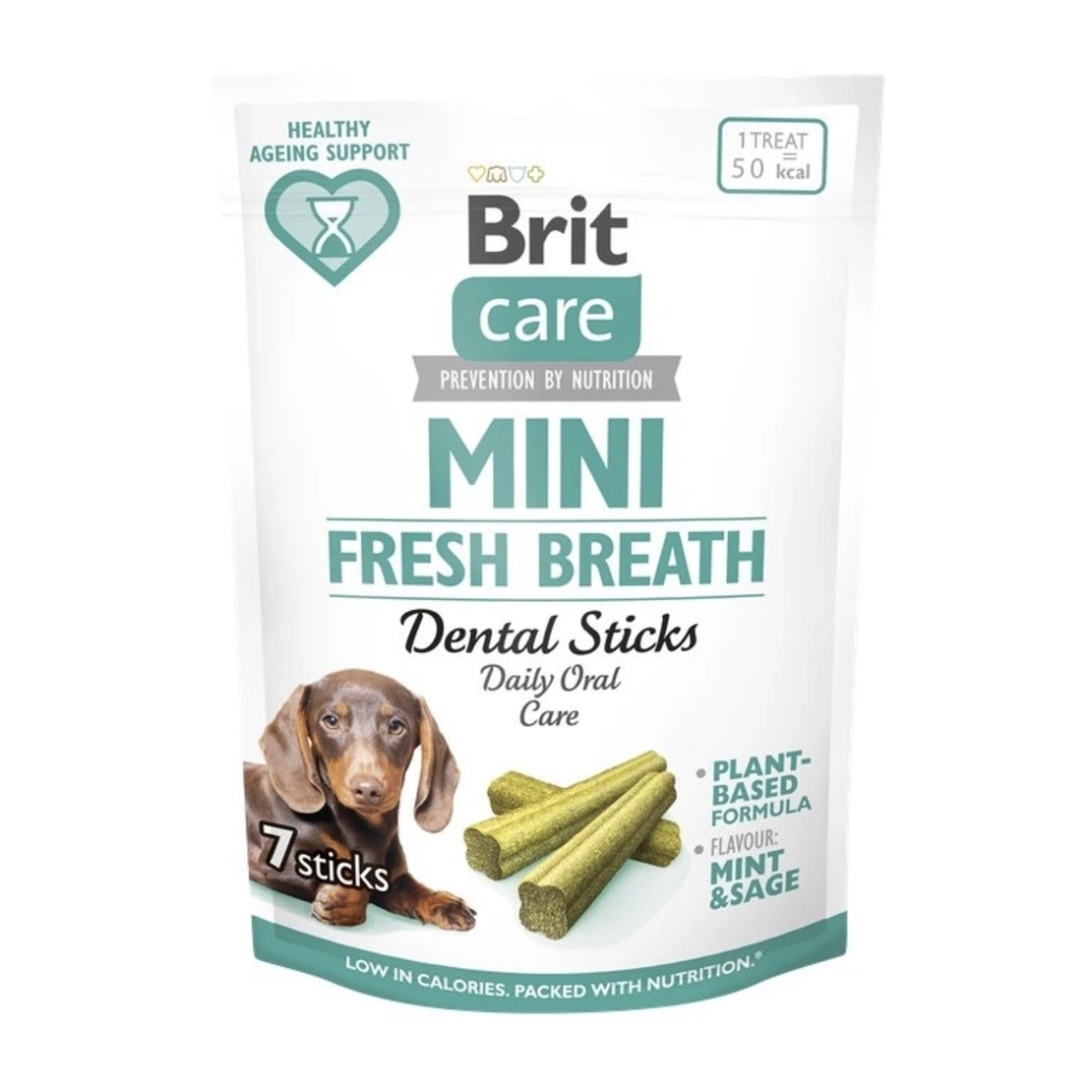 Brit Care Mini Fresh Breath Dental Sticks – дентални лакомства за кучета 120 г