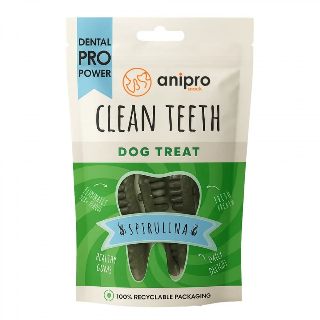 Anipro Dental Pro Power дентална четка със спирулина 8см