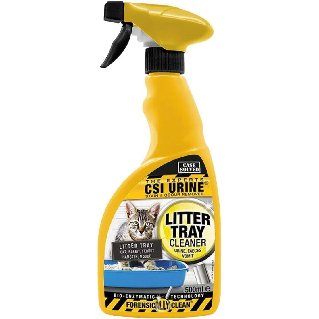 CSI Urine Litter Tray Cleaner – Ензимен спрей за почистване на котешки тоалетни и клетки | 500ml