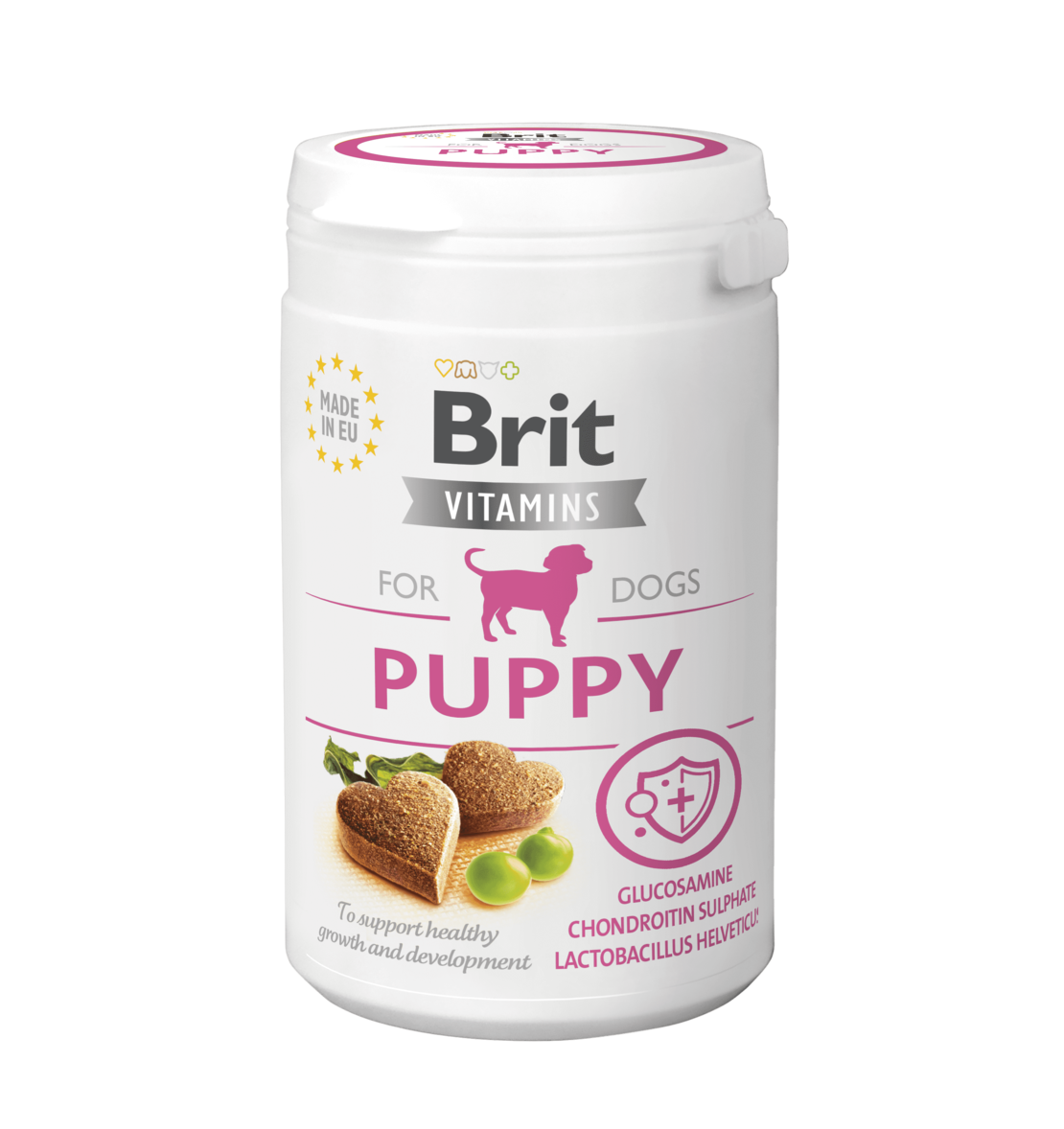 Brit Vitamins Puppy - витамини за подрастващи кученца 150 гр