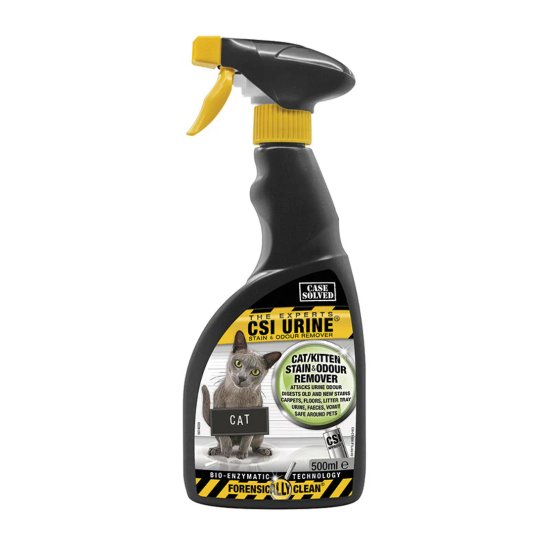 CSI Urine Spray Cat – Ензимен спрей за премахване на петна и миризми от котки