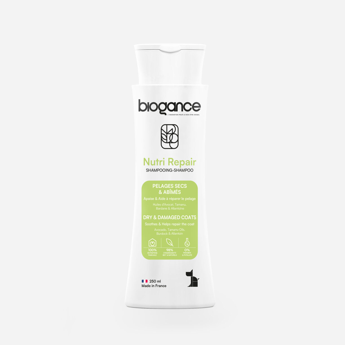 Biogance Nutri Repair Шампоан – За Суха и Увредена Козина 250 мл