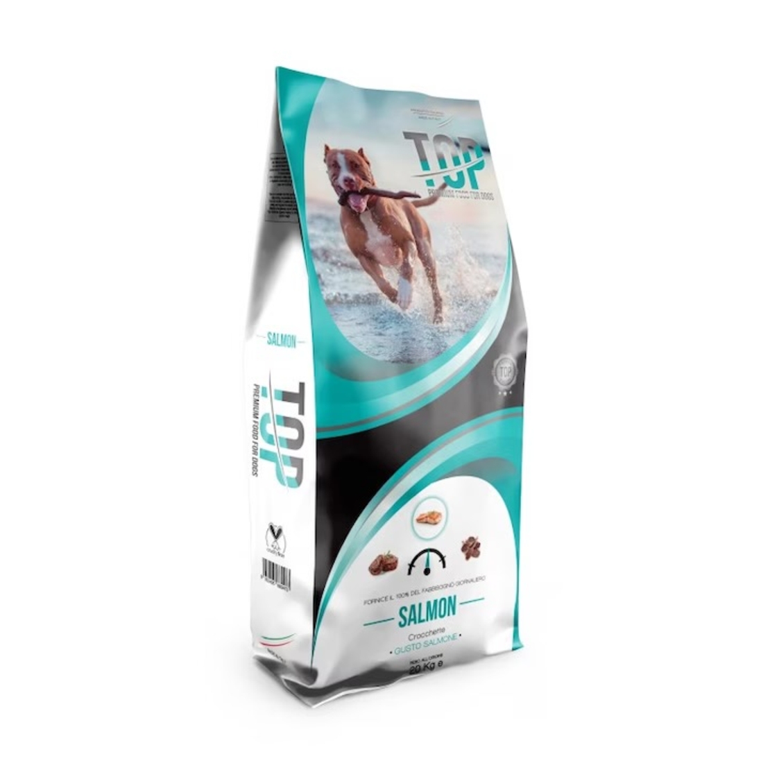 TOP Salmon  20 кг - пълноценна храна с месо от сьомга за кучета над 12 месеца