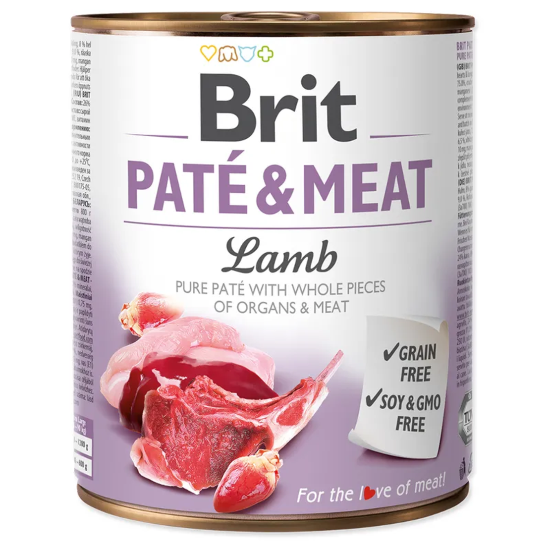 Brit Pate and Meat Lamb - пастет за кучета с агнешко месо 800 гр