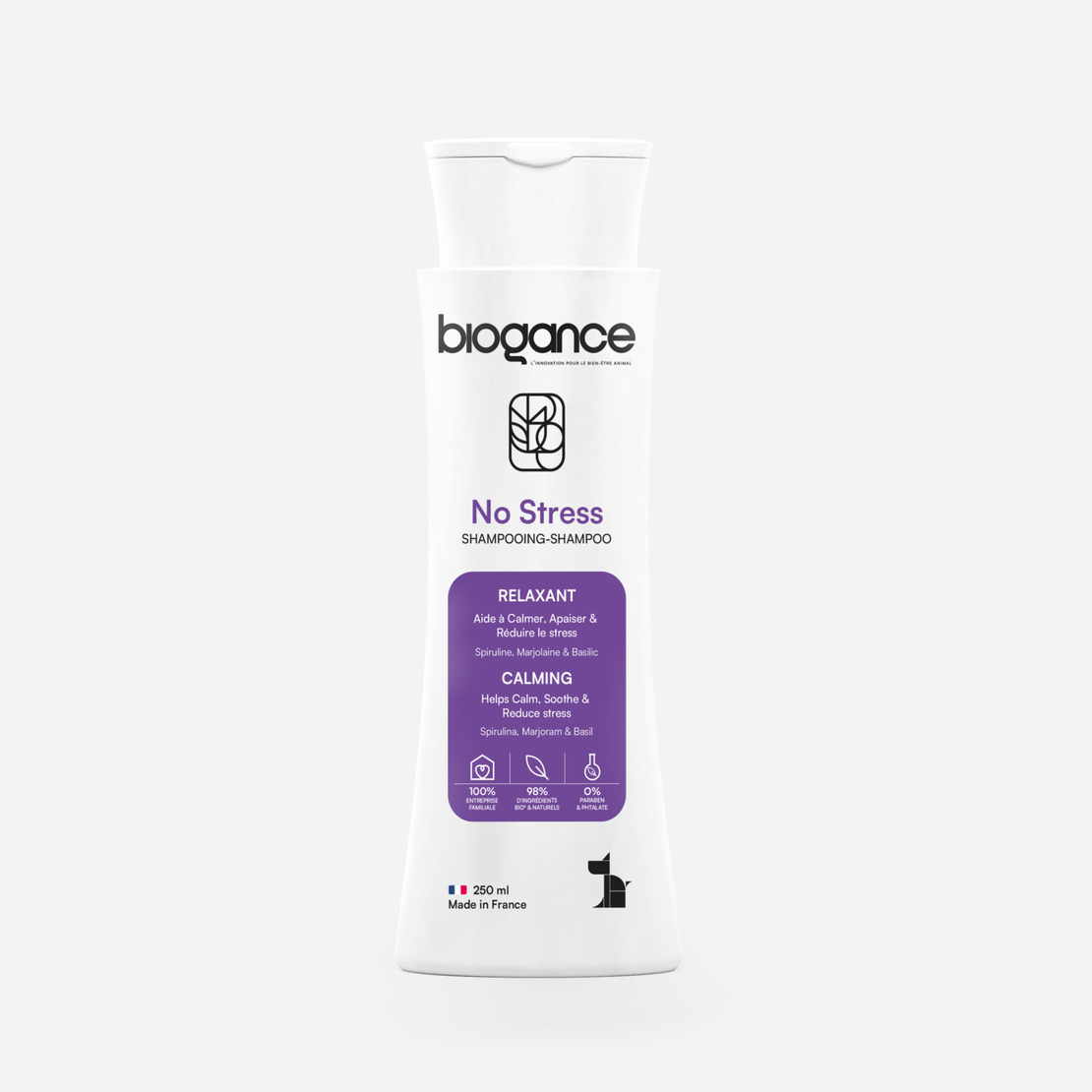 Biogance No Stress Шампоан – Успокояващ за Стресирани Кучета 250 мл