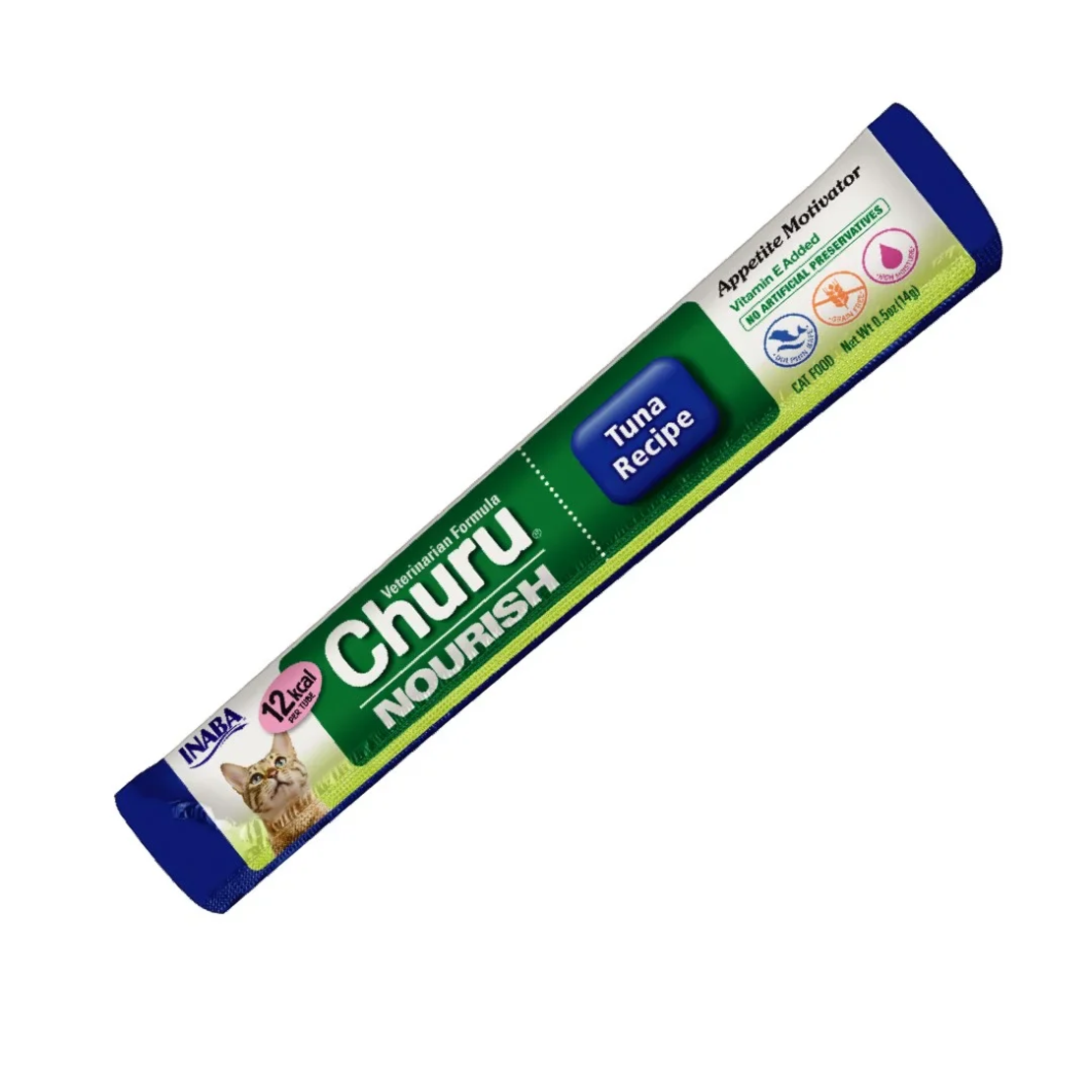 Inaba Churu Nourrish Tuna 12 kcal - лакомство за котки риба тон 14 г