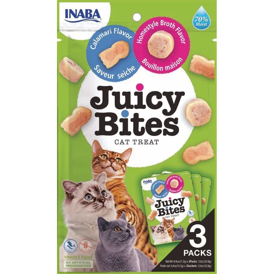 INABA Ciao Juicy Bites лакомство за котки с вкус на калмари
