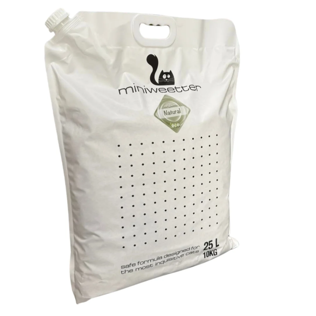 Miniweetter Natural – Биоразградима соева котешка тоалетна без аромат | 25L