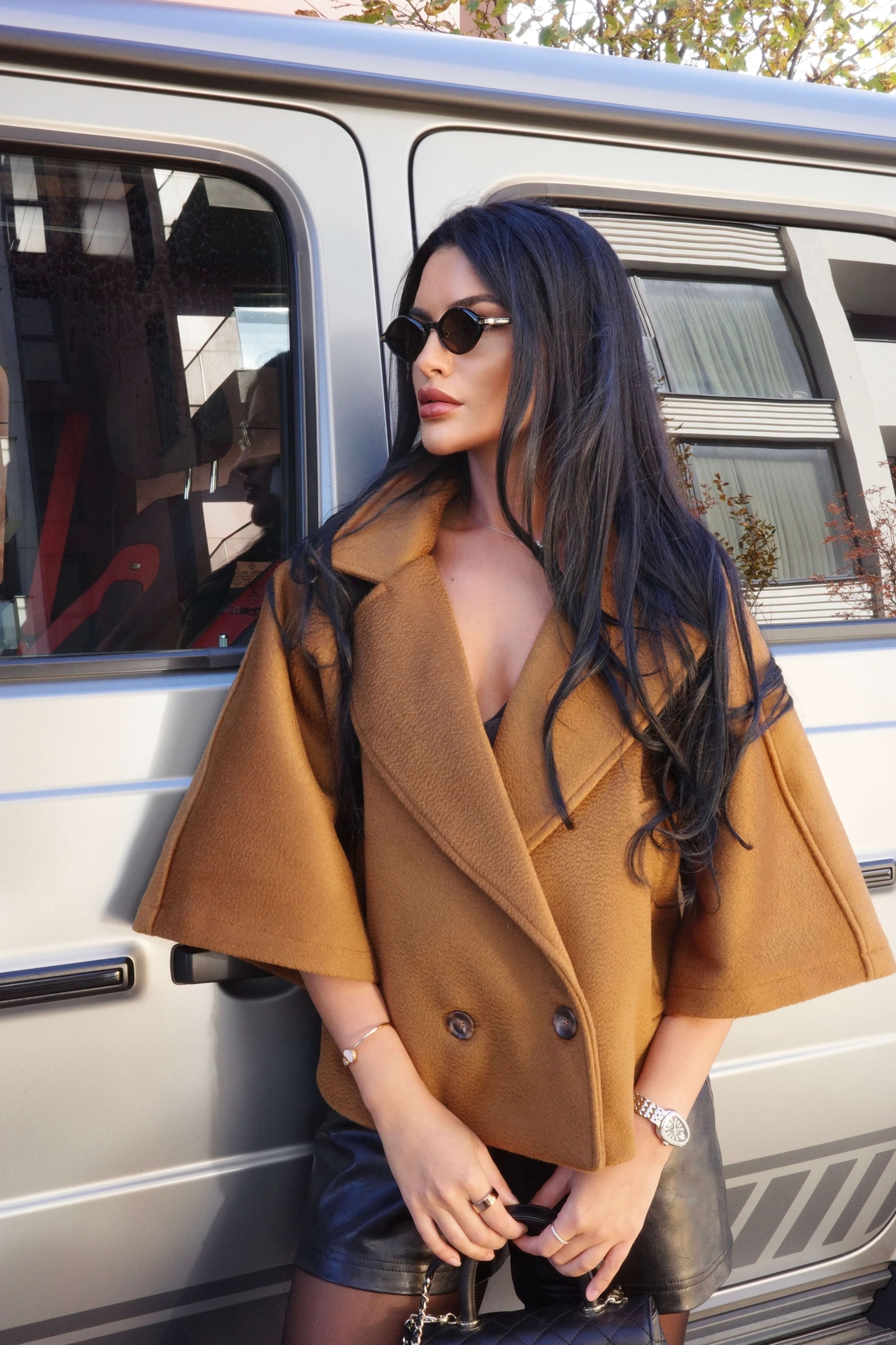 КАШМИРЕНО ПАЛТО КАМЕЛ