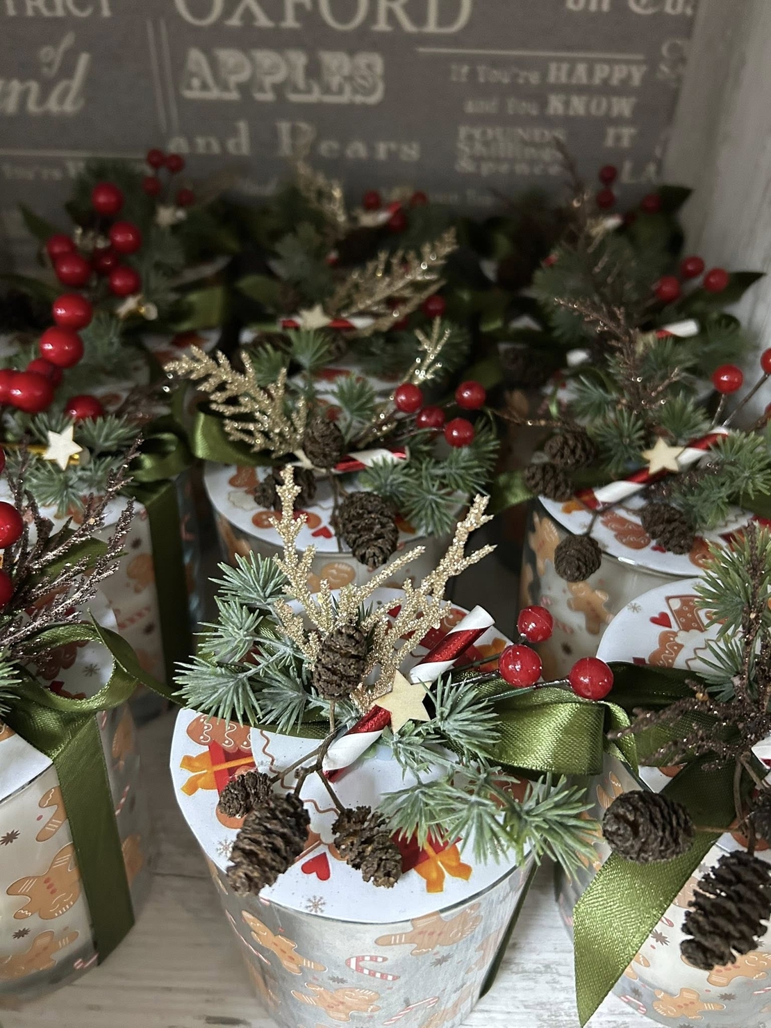 Ароматна КОЛЕДНА свещ - бисквитка