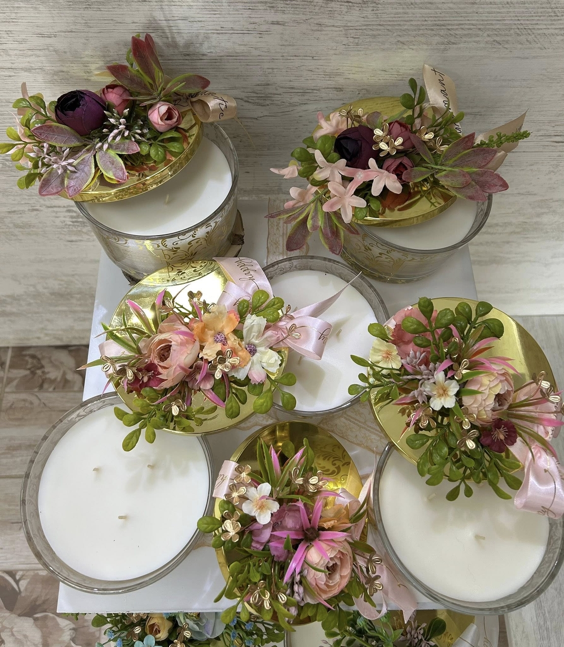 АРОМАТНИ свещи-декорирани