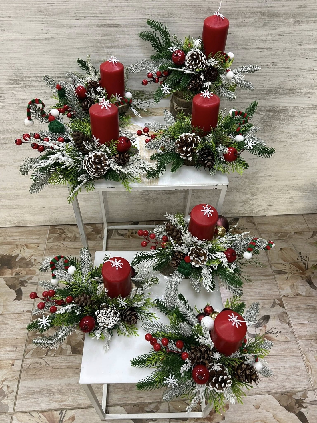 Класически КОЛЕДЕН свещник