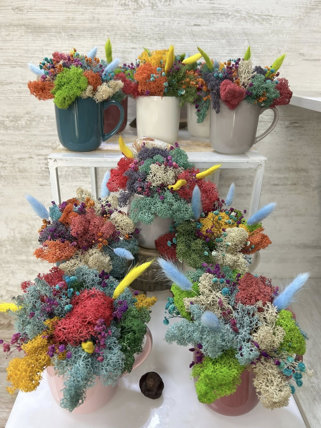 ЧАША със скандинавски мъх