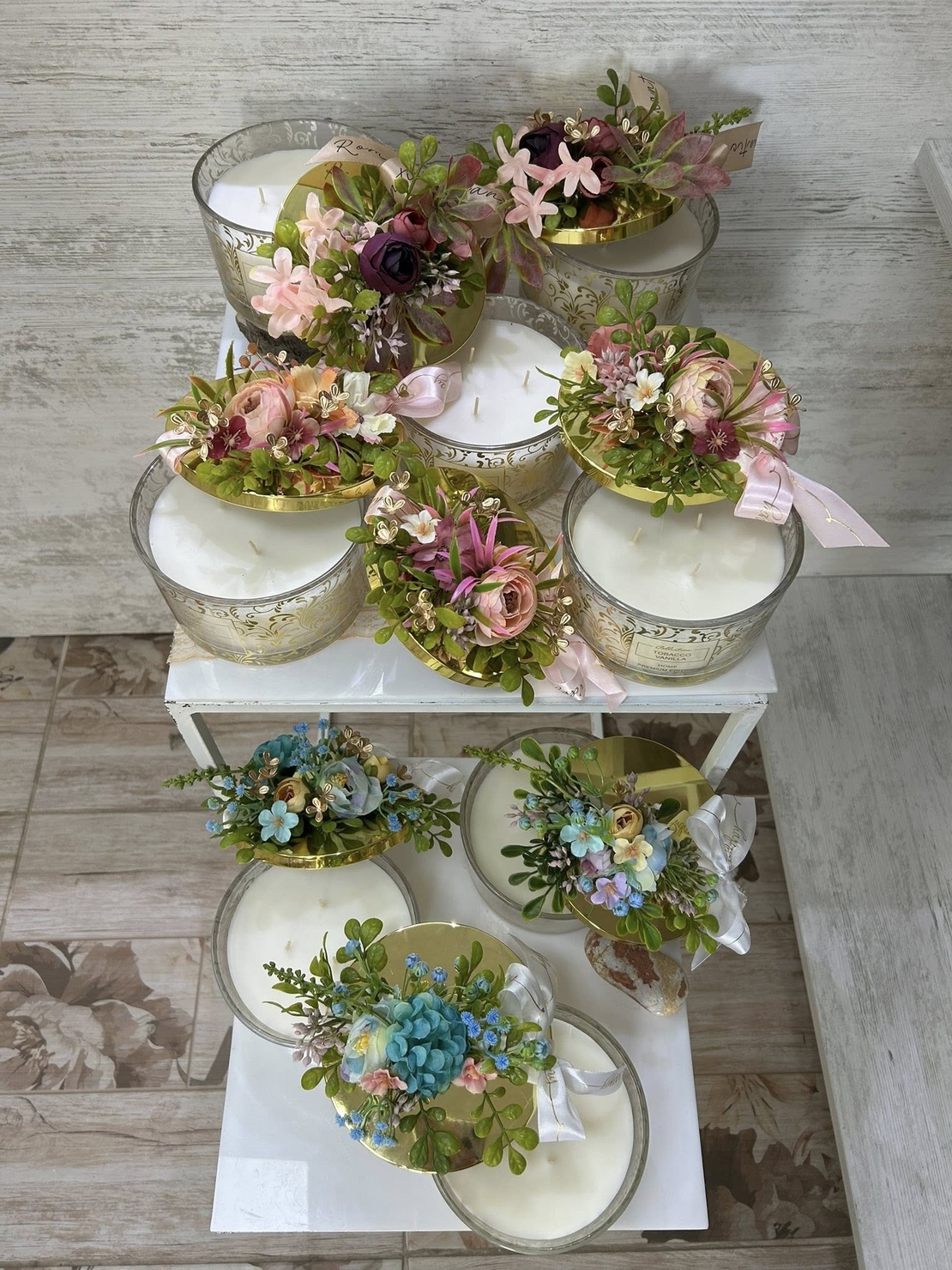 АРОМАТНИ свещи-декорирани