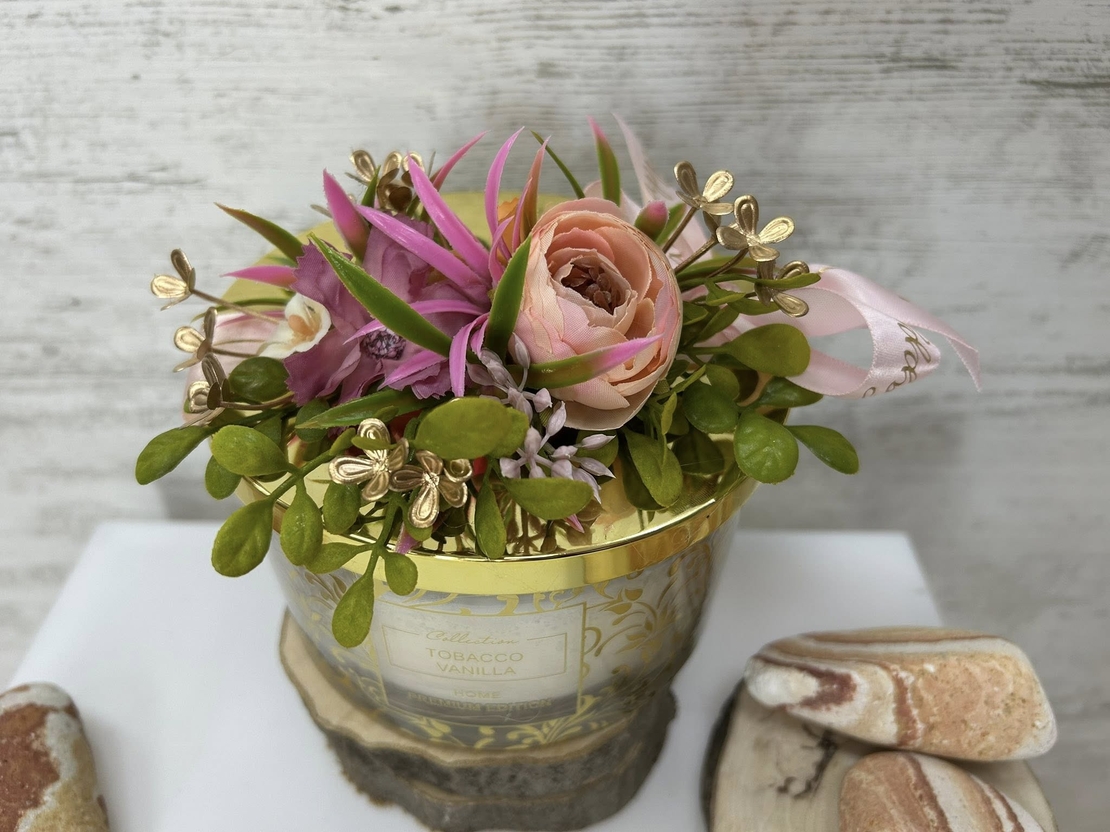 АРОМАТНИ свещи-декорирани