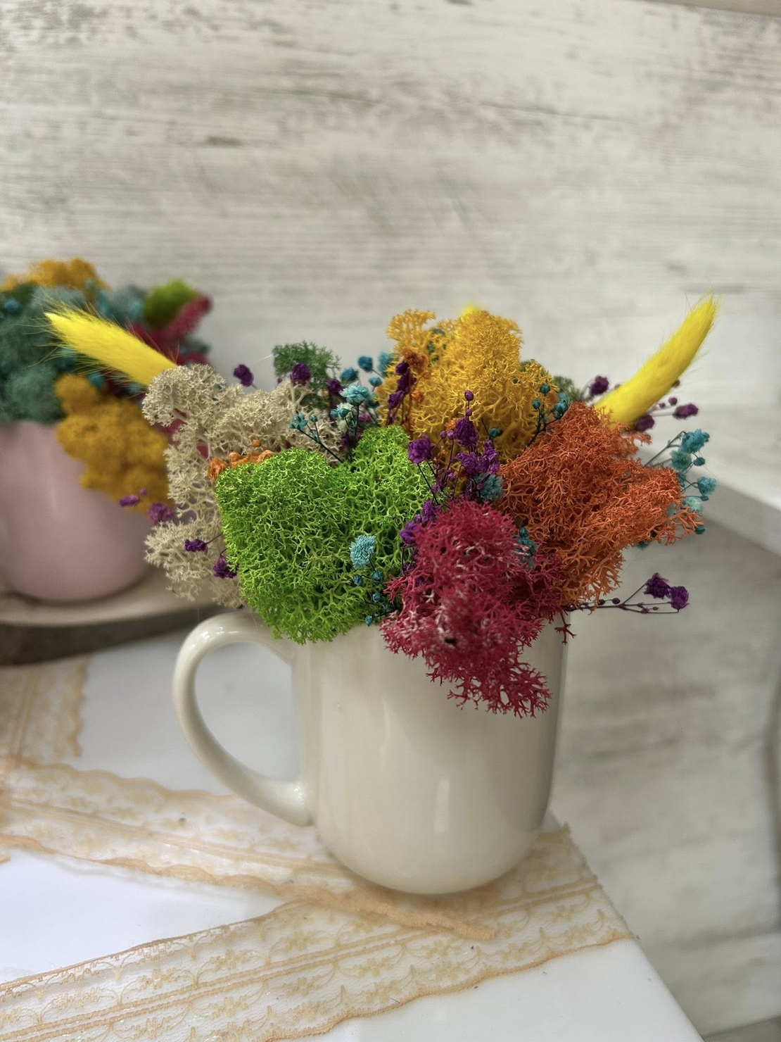 ЧАША със скандинавски мъх