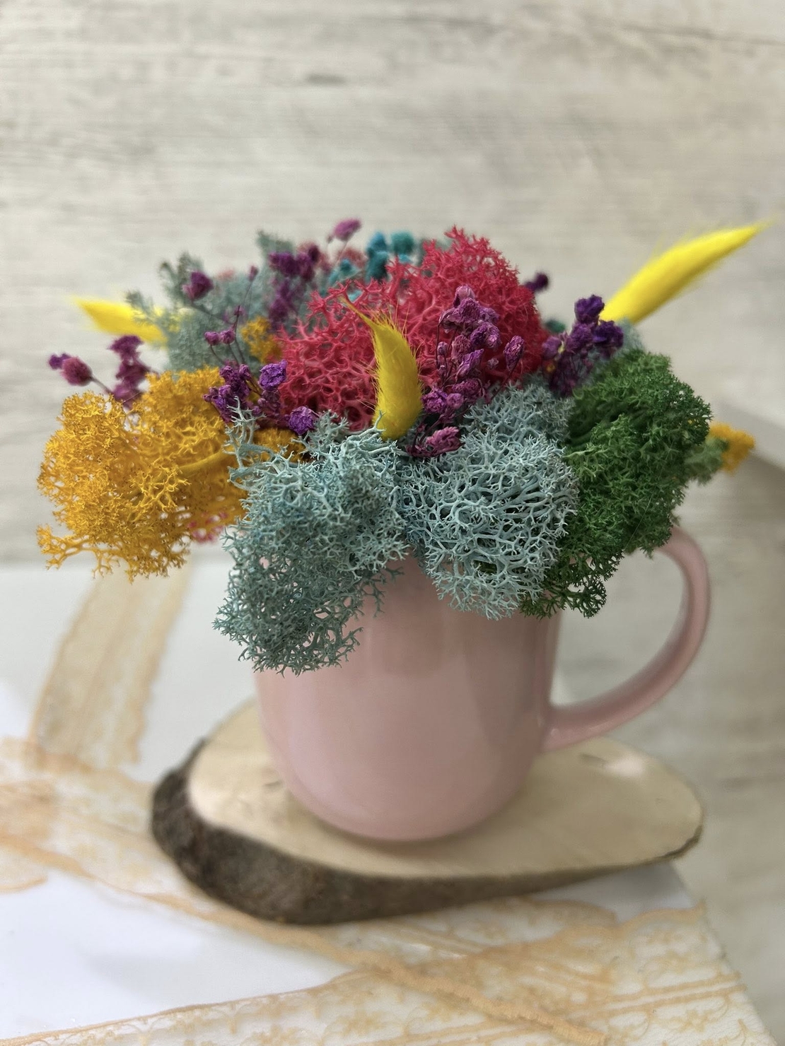 ЧАША със скандинавски мъх