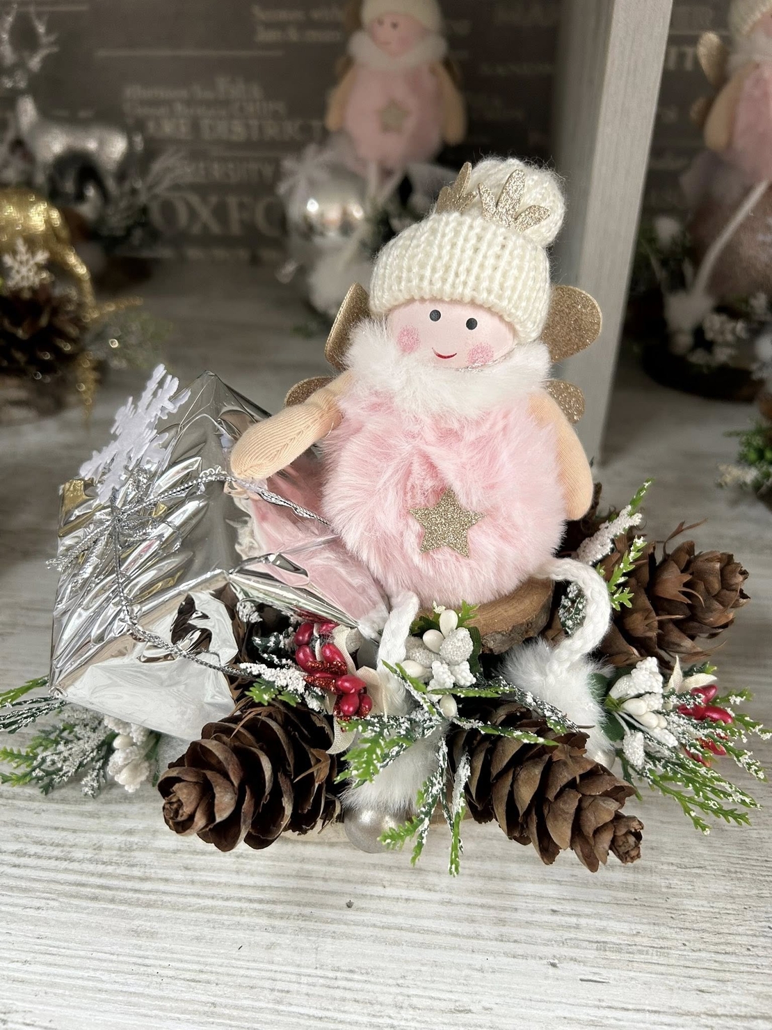 Забавна КОЛЕДНА декорация с човечета