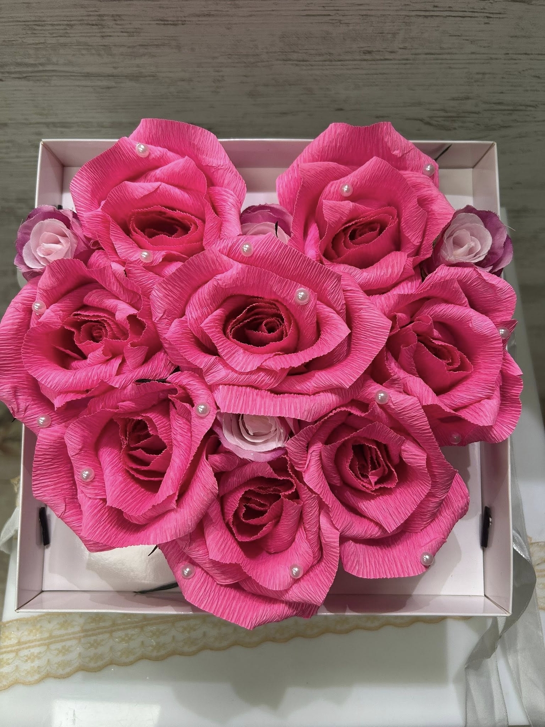 Бонбонено сърце в кутия