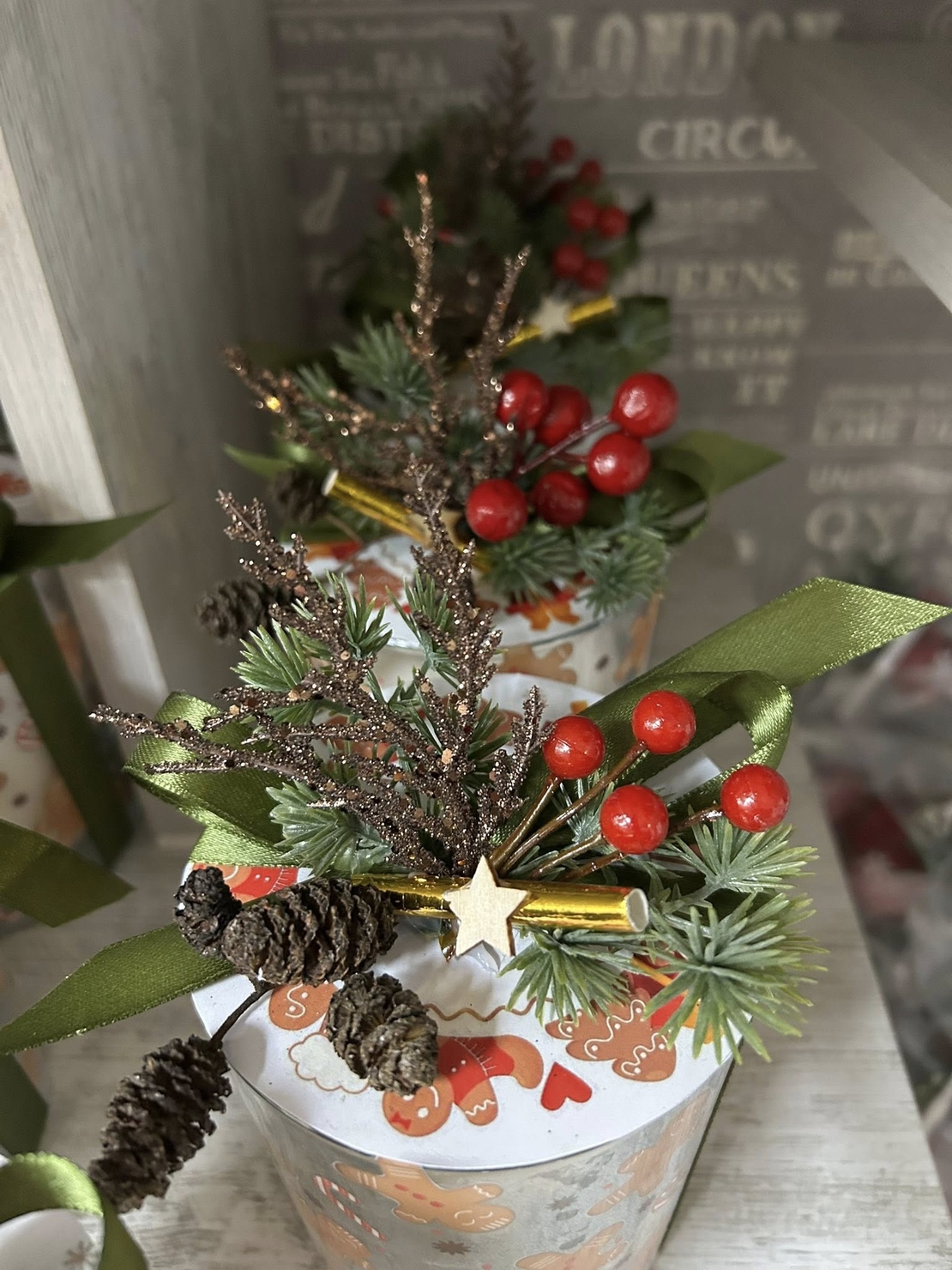 Ароматна КОЛЕДНА свещ - бисквитка