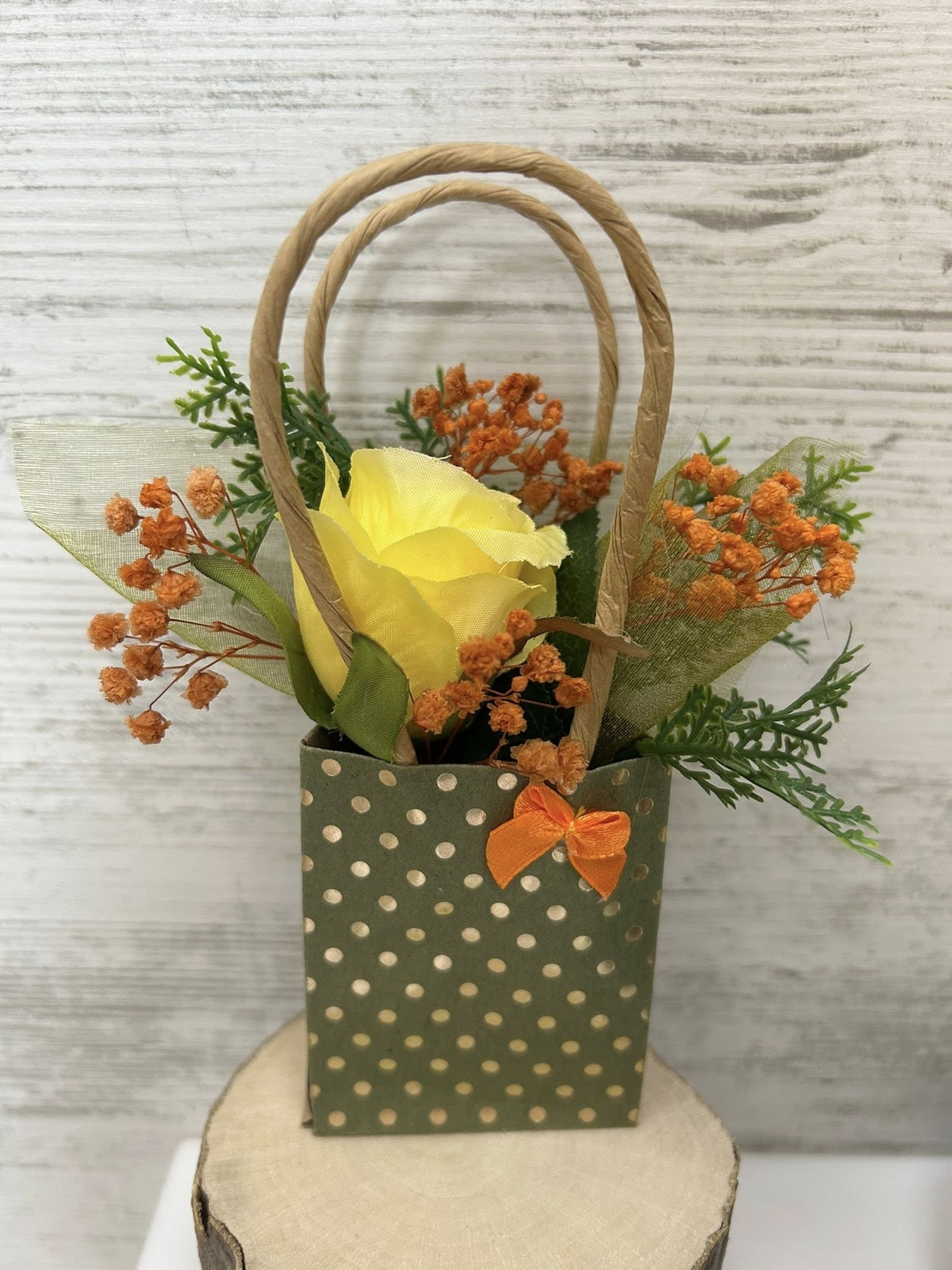 Мини торбички с една роза