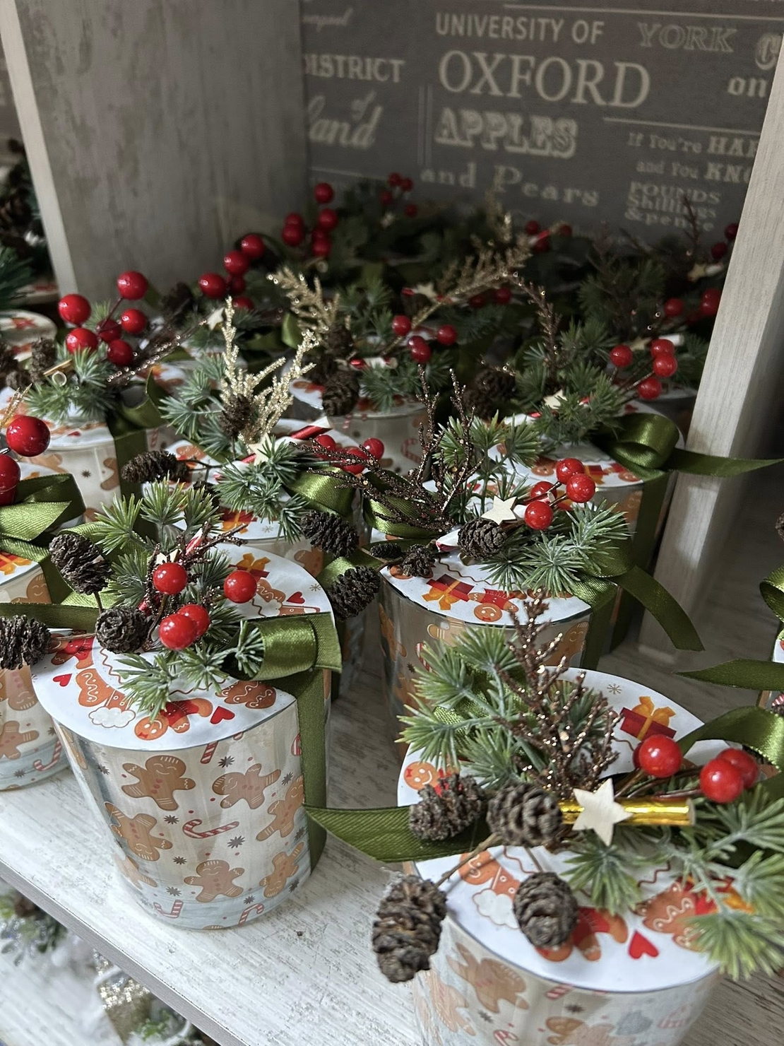 Ароматна КОЛЕДНА свещ - бисквитка