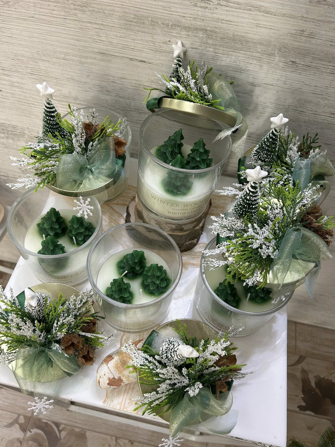 Ароматна КОЛЕДНА свещ - елхичка