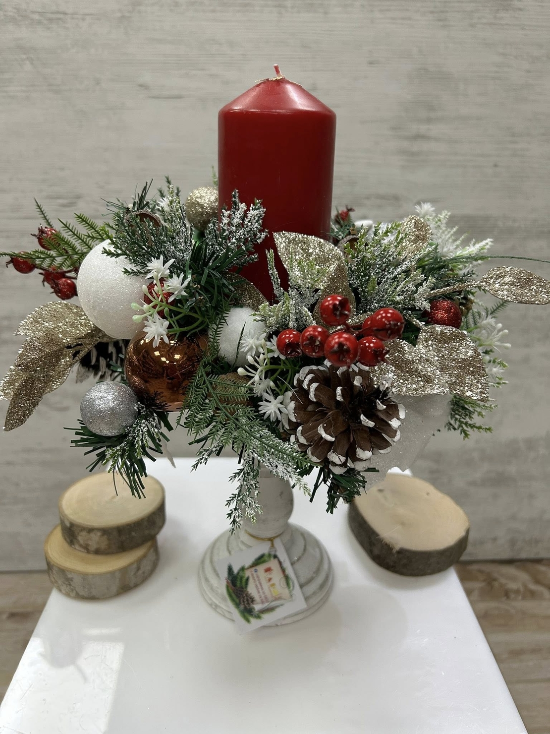 ЛУКСОЗЕН КОЛЕДЕН СВЕЩНИК 4