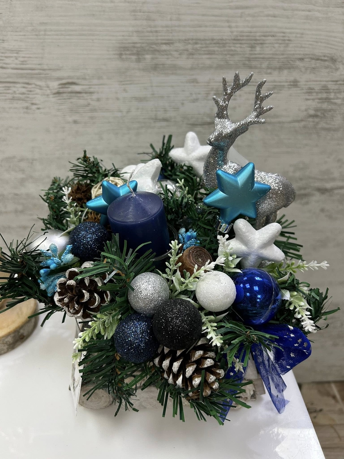 Стилен КОЛЕДЕН свещник