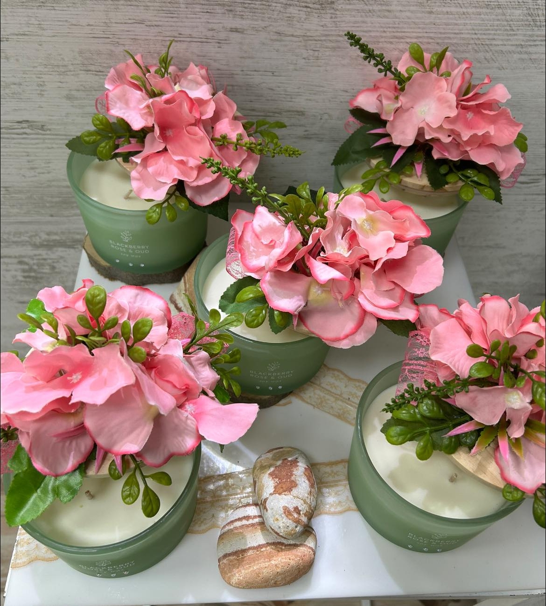 Зелена с ХОРТЕНЗИЯ