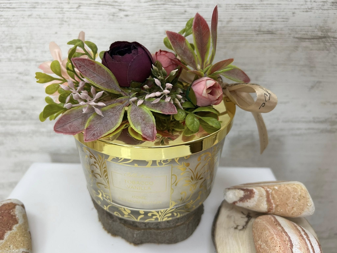 АРОМАТНИ свещи-декорирани