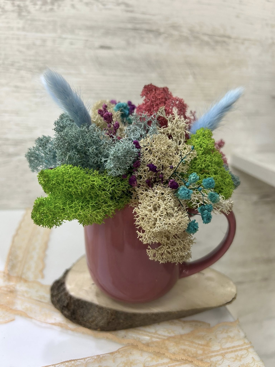 ЧАША със скандинавски мъх