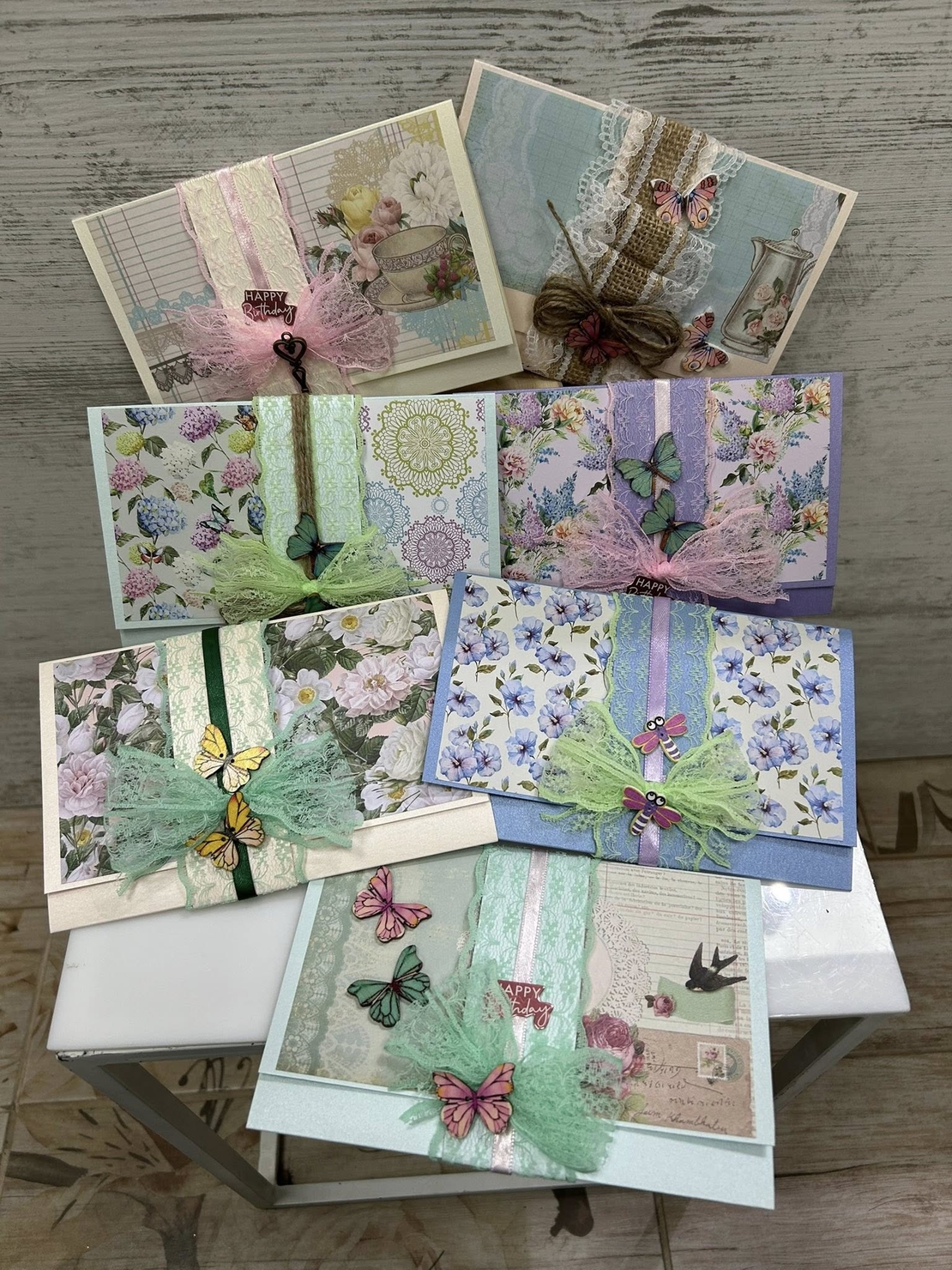 Картички / плик  - правоъгълни