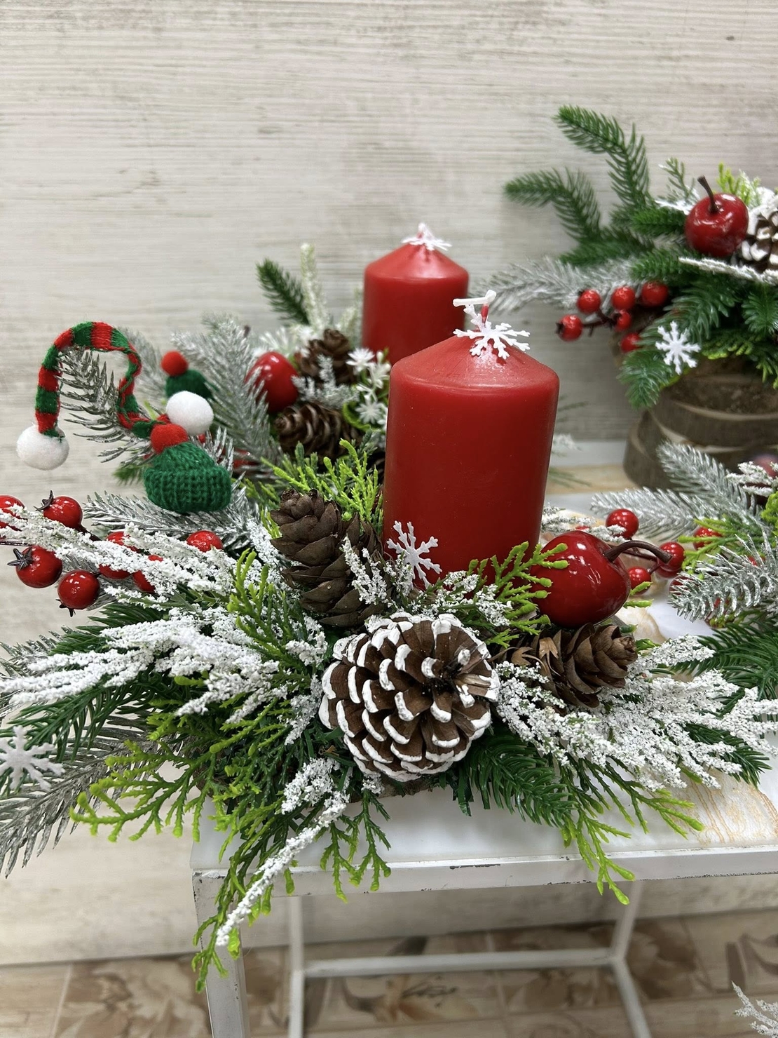 Класически КОЛЕДЕН свещник