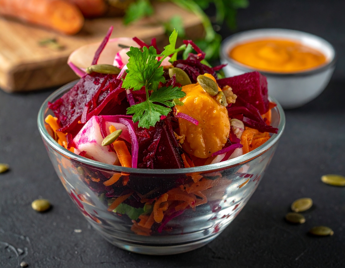 МИНИ САЛАТА ОТ КОРЕНОПЛОДНИ - 10 БР.