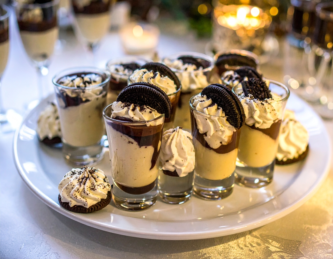 ШОТОВЕ С  КРЕМ ОРЕО И ШОКОЛАДБ- 20 БР.