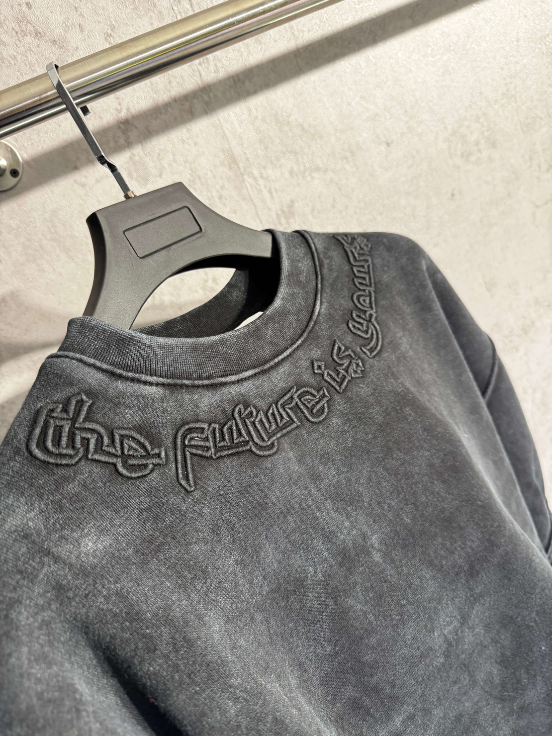 Ватирана Oversize Блуза Черна