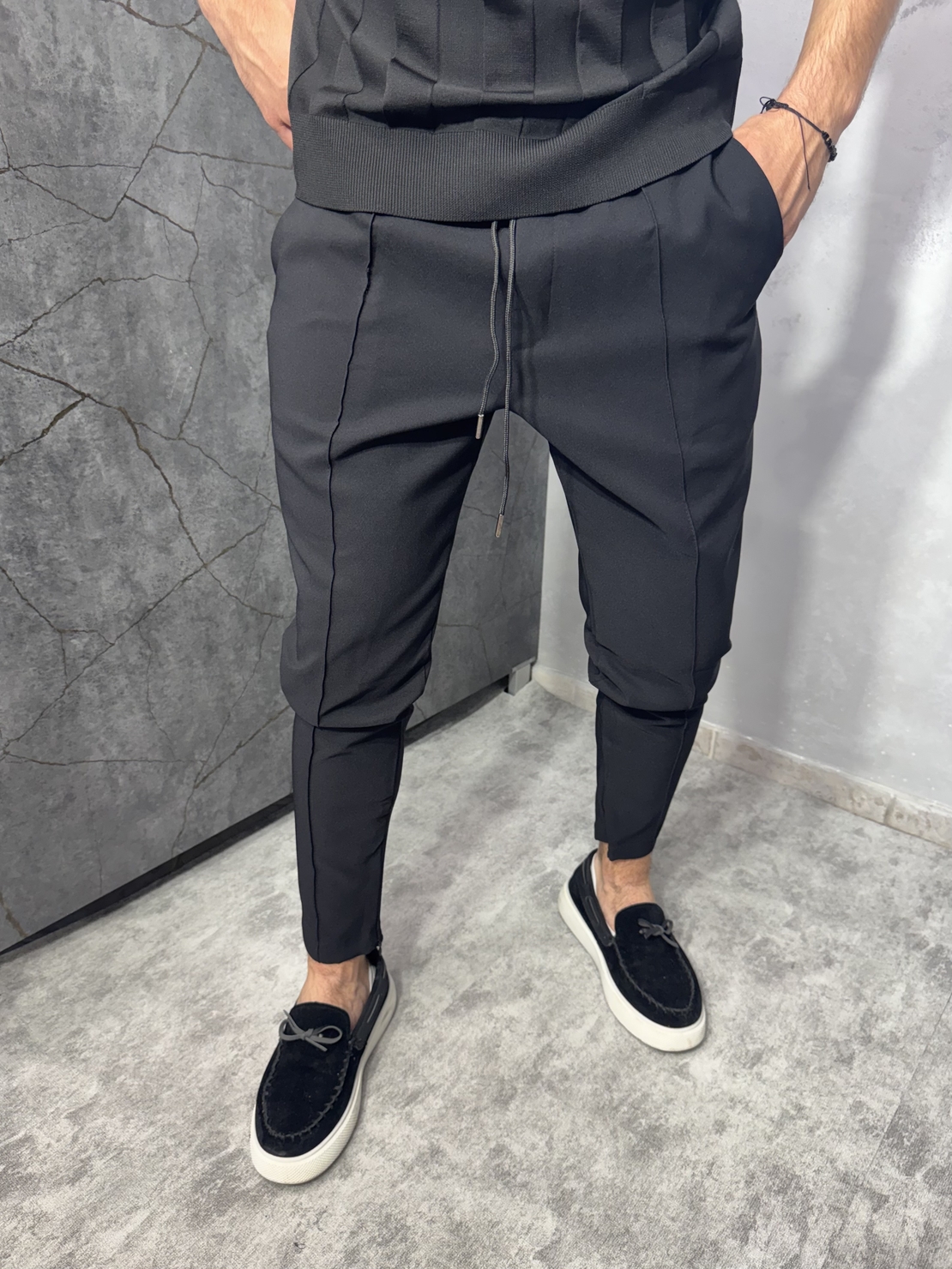 Спортно-Елегантен Slim Fit Панталон
