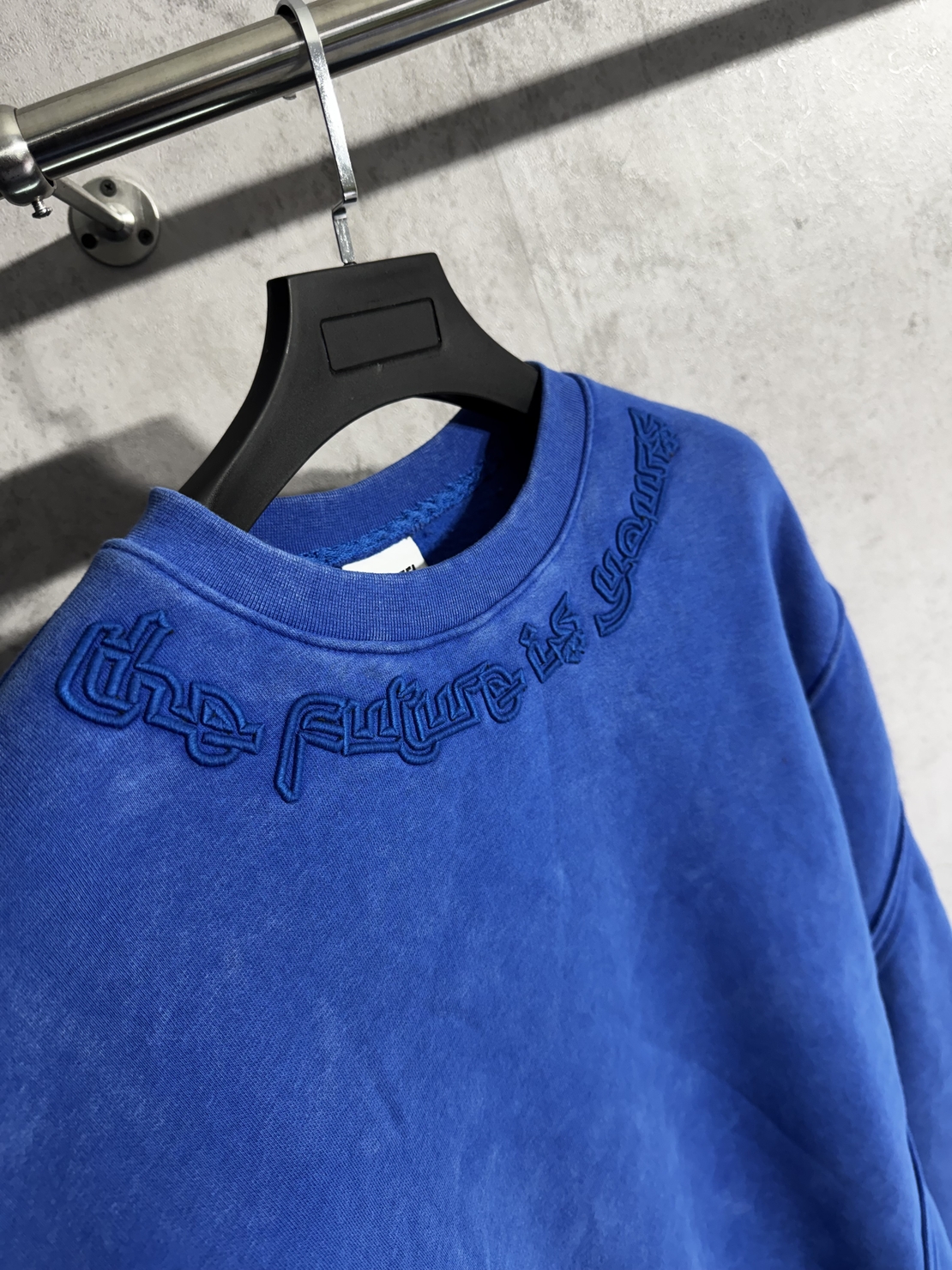 Ватирана Oversize Блуза Синьа