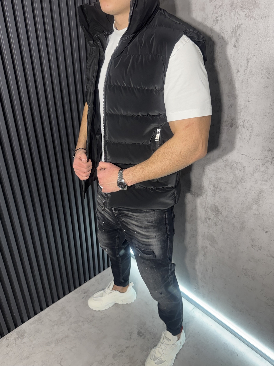 Мъжка Грейка в Черно