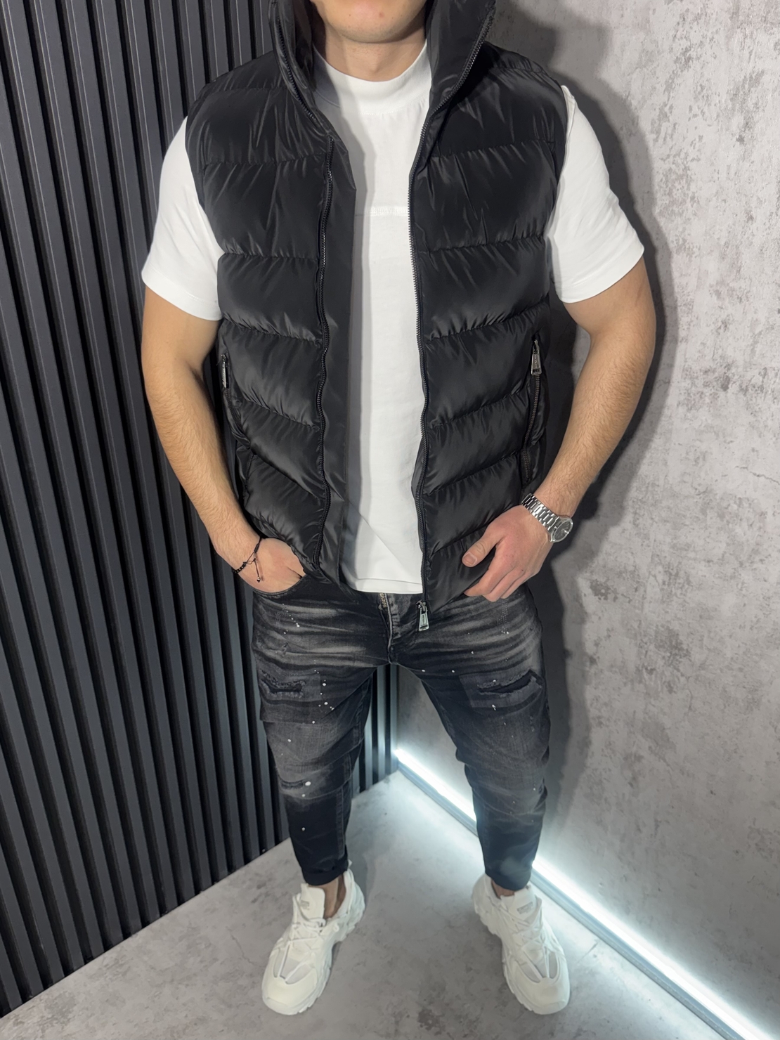 Мъжка Грейка в Черно