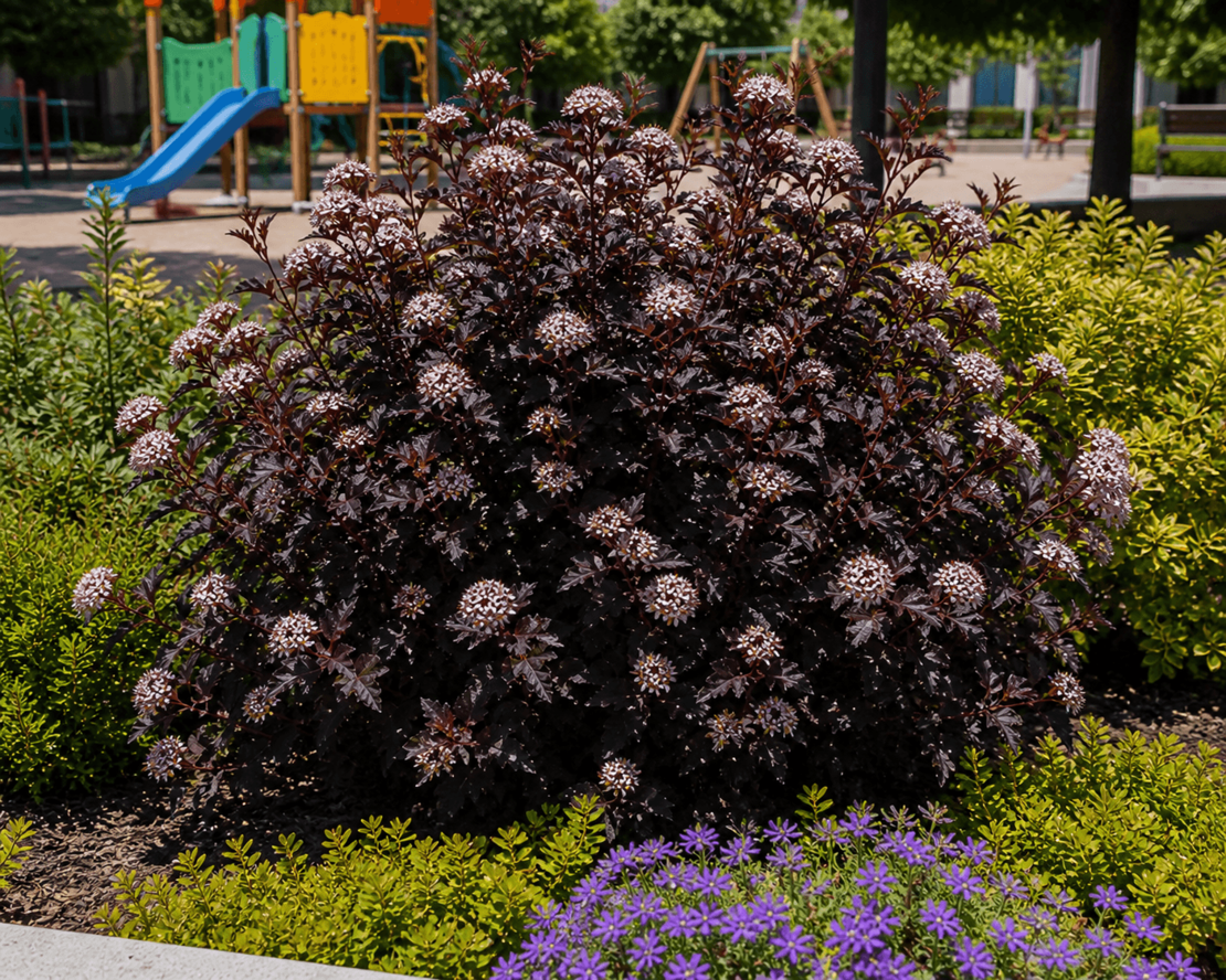 Физокарпус (пурпурен храст) Physocarpus opulifolius