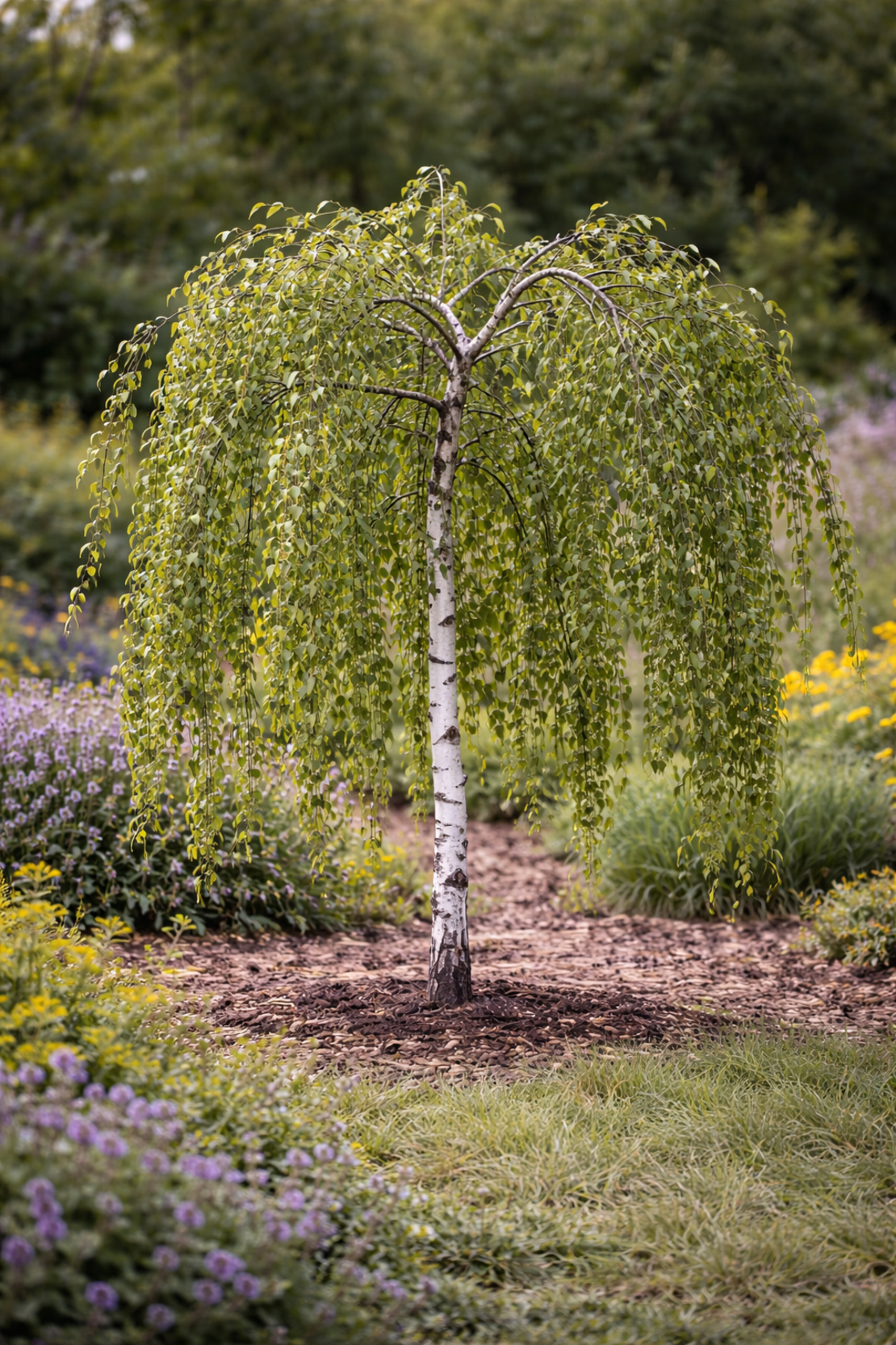 Плачеща бреза ‘Youngii’ Betula pendula ‘Youngii’