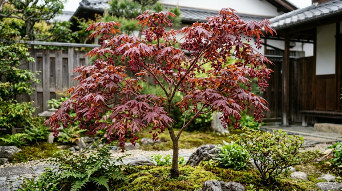 Японски клен ‘Atropurpureum’ Acer palmatum ‘Atropurpureum’