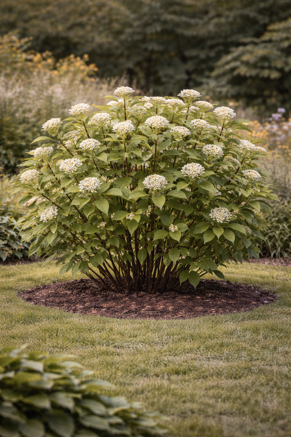 Дървесен дрян (червен клон) Cornus alba