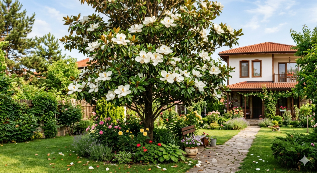 Магнолия ‘Magnolia grandiflora'