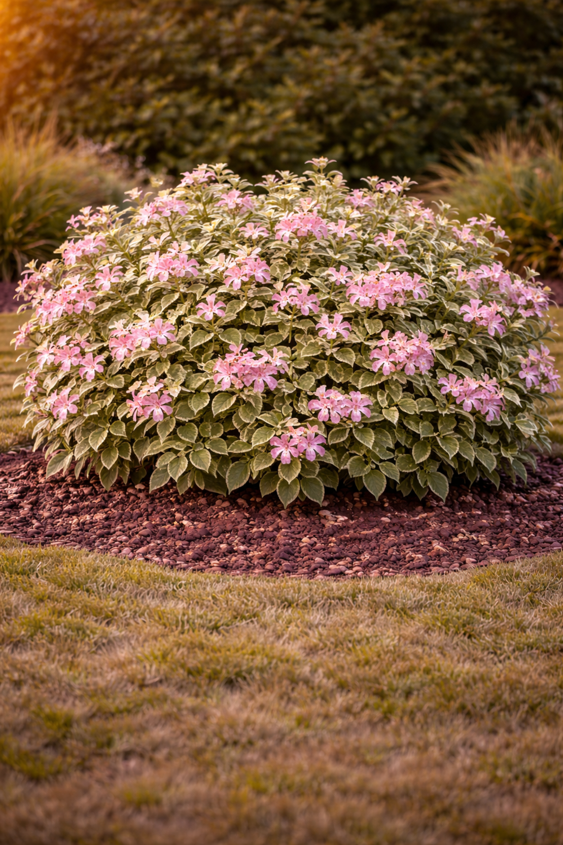 Вейгела ‘Variegata’ Weigela florida ‘Variegata’