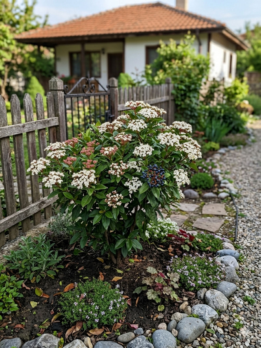 Лаврова Калина /Вибурнум  ‘Tinus’ Viburnum tinus
