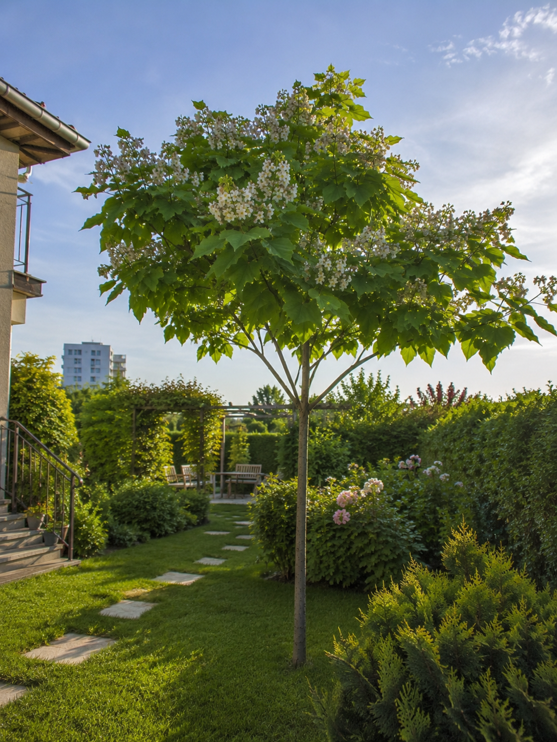 Обикновена каталпа 'Catalpa bignonioides'