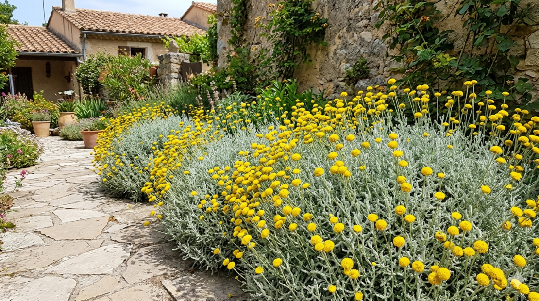 Сантолина вечнозелена Santolina chamaecyparissus